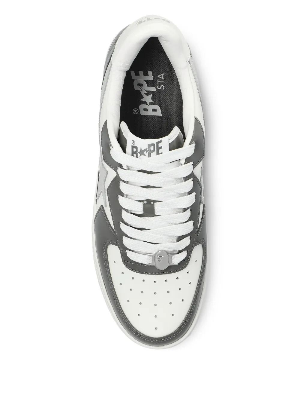 A BATHING APE BAPE STA Icon #2 star-patch sneakers White