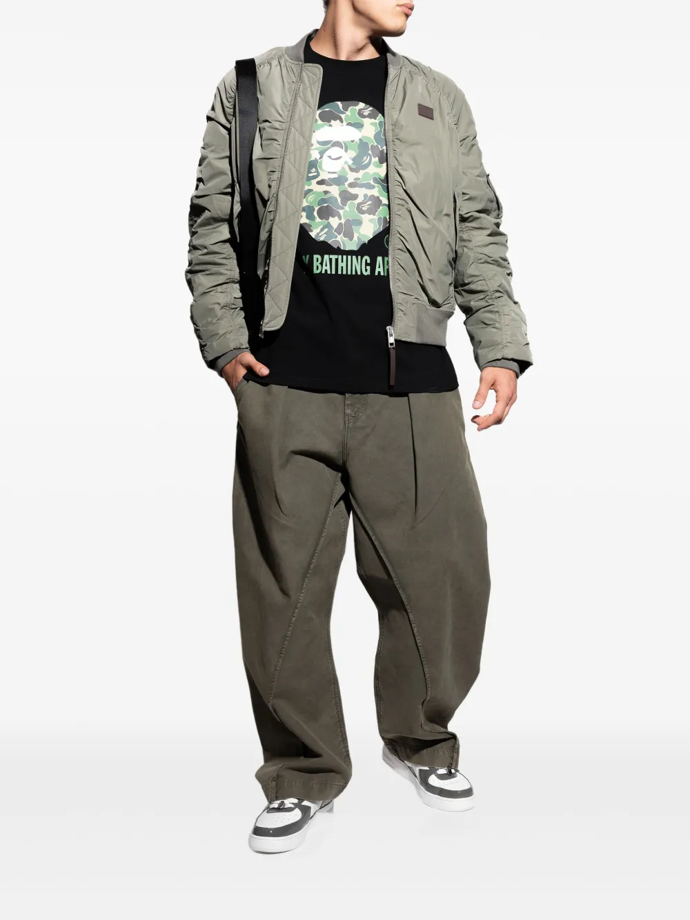 A BATHING APE BAPE STA Icon #2 star-patch sneakers White
