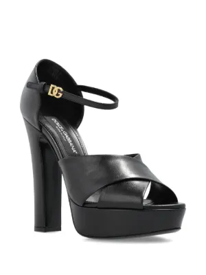 D&G ドルチェ＆ガッバーナフローラルサンダル　今日限定価格 ピンク系 24.5cm Dolce & Gabbana(ドルチェ&ガッバーナ