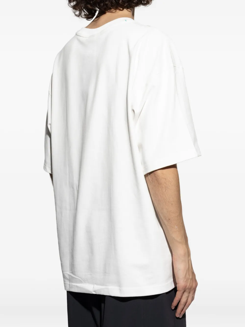 adidas Katoenen T-shirt met logoprint Wit