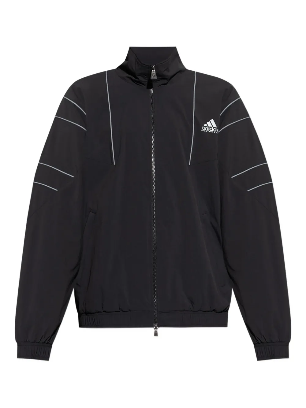 adidas EQT jack met vlakken en rits Zwart