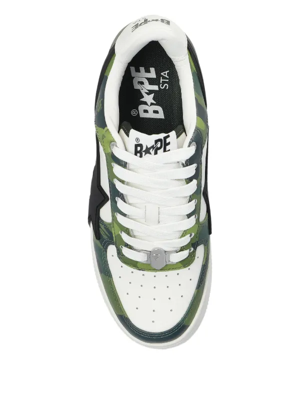 A BATHING APE® Bape Sta スニーカー | グリーン | FARFETCH JP