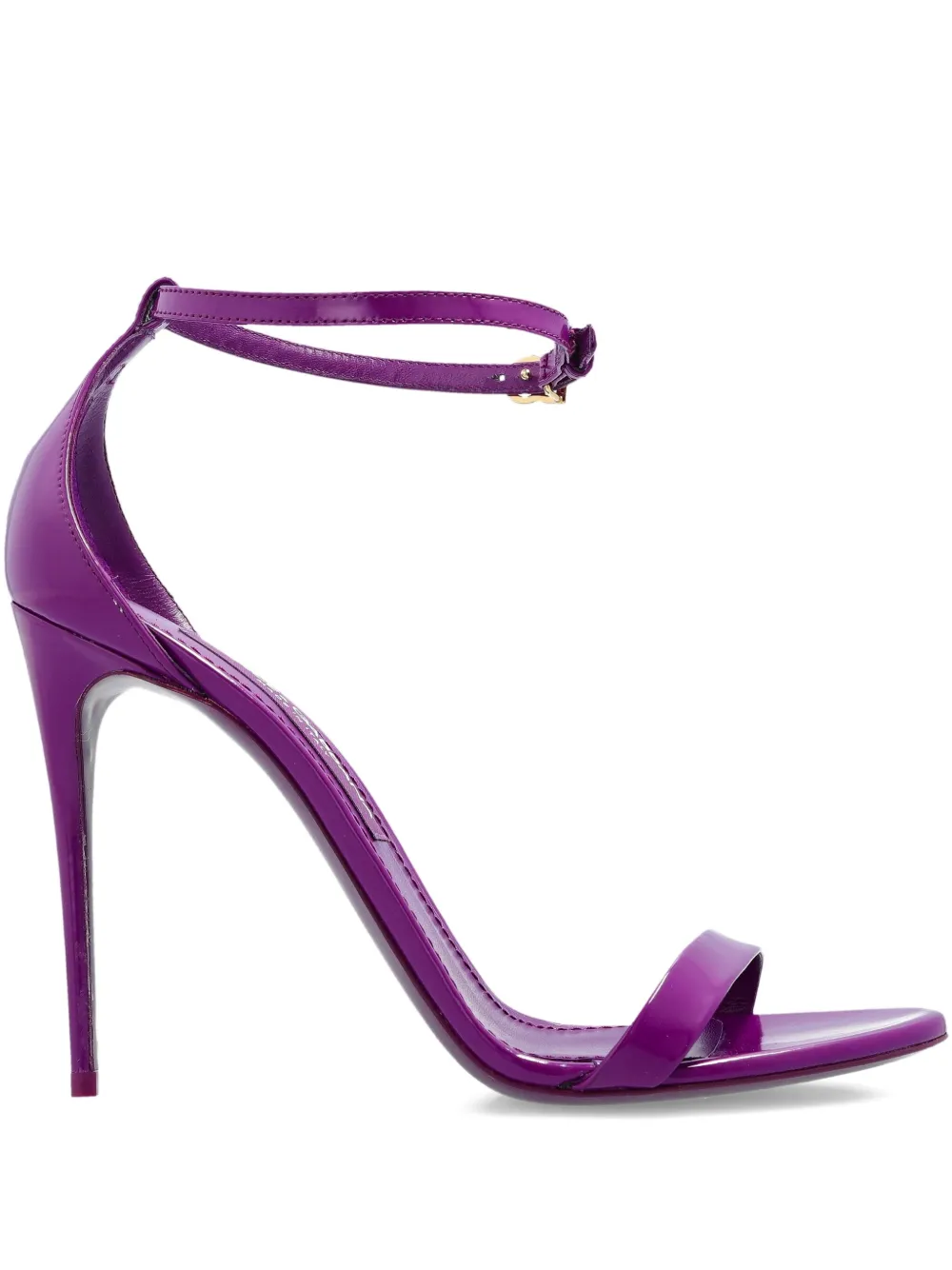 Dolce & Gabbana 105mm ankle-strap stiletto sandals Purple
