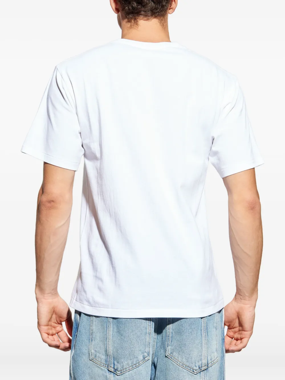 A BATHING APE T-shirt met camouflageprint Wit