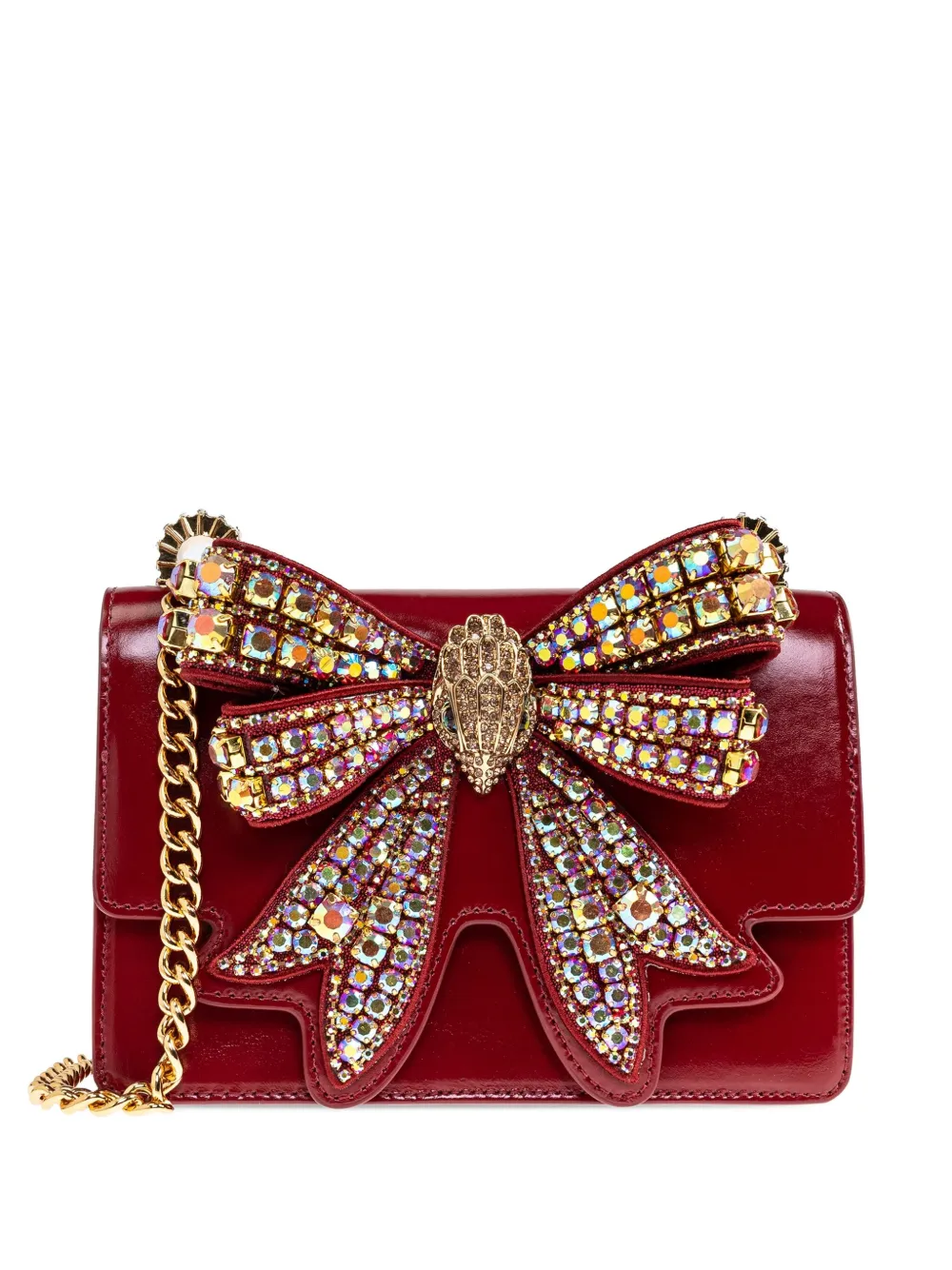 small Shoreditch Bow jewel-embellished satchel bag