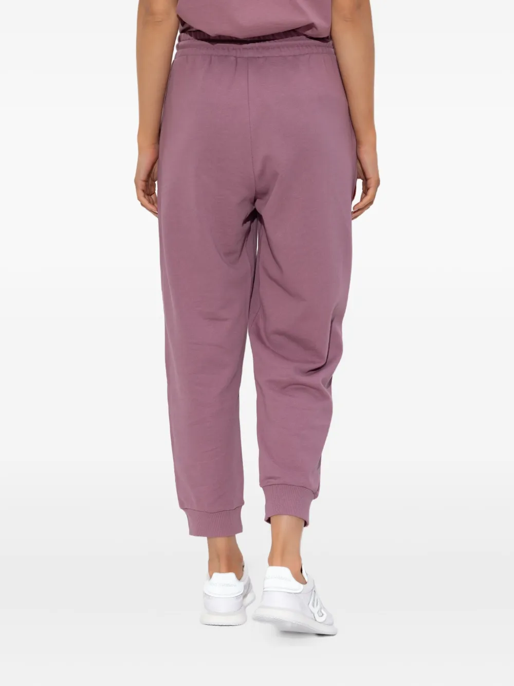 Ea7 Emporio Armani logo-embroidered track pants Roze