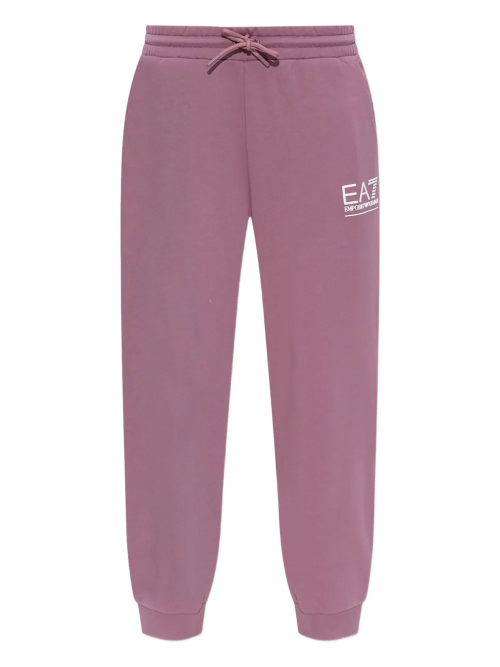 Ea7 Emporio Armani logo-embroidered track pants Roze