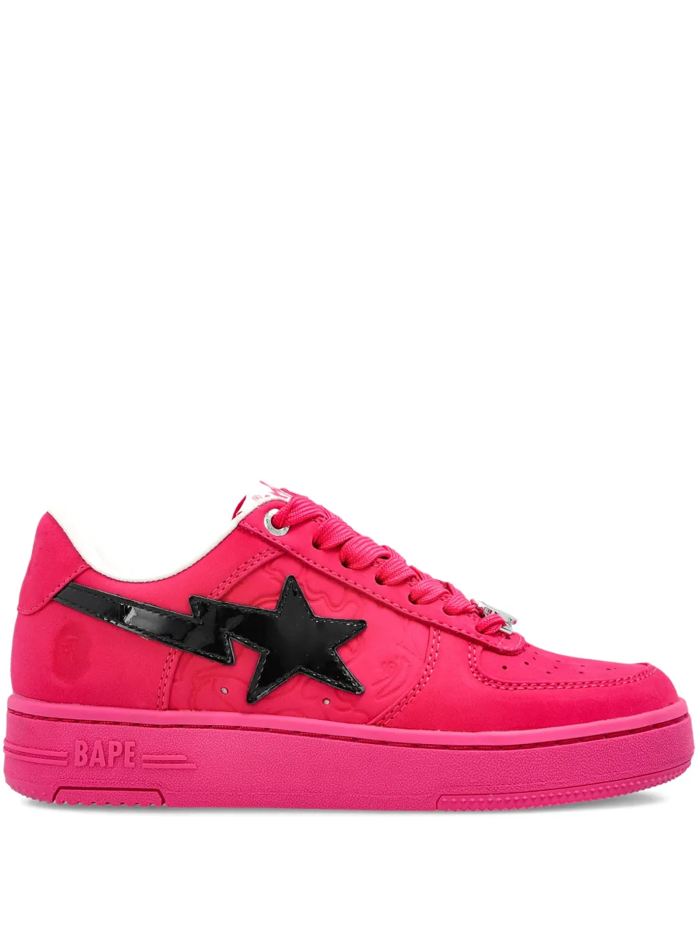 A BATHING APE® tenis con aplique de estrella | rosado | Image 1