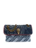 Kurt Geiger London mini Kensington Soft paisley-print cross body bag - Blue