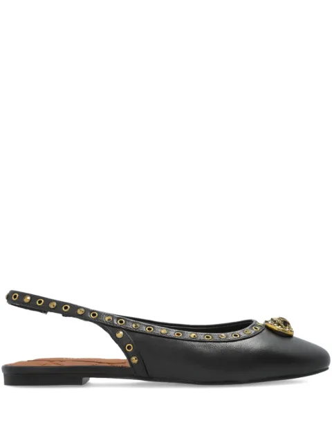 Kurt Geiger London slingback studded flat pumps