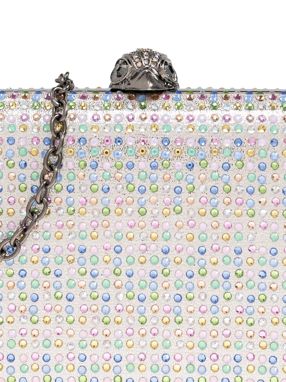 Kurt Geiger London Crystal Kensington embellished clasp mini bag Veelkleurig