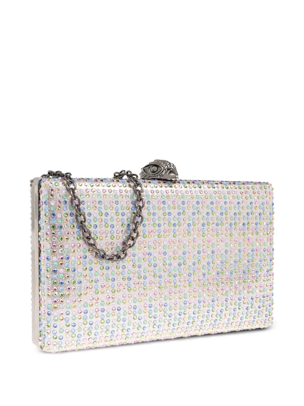Kurt Geiger London Crystal Kensington embellished clasp mini bag Veelkleurig