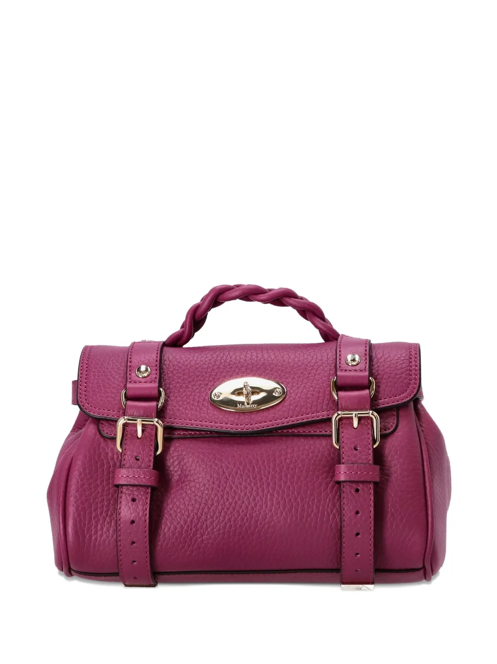 Mulberry Tas met kettinghengsel en postbox-omslag Paars