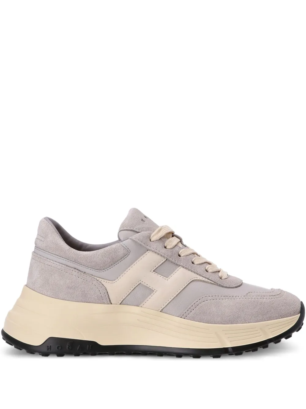 Hogan H669 suede leather sneakers Grey