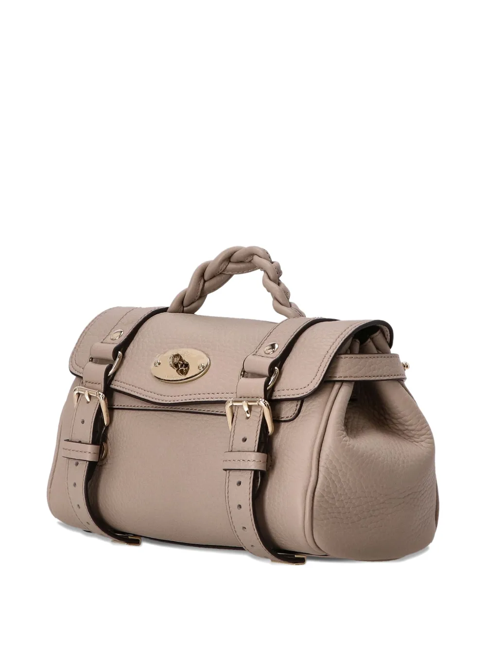 Mulberry mini Alexa braided-handle tote bag Beige