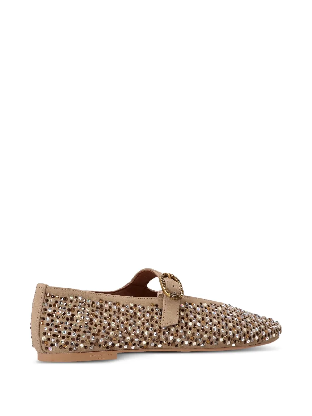Kurt Geiger London embellished buckled pumps Neutrals