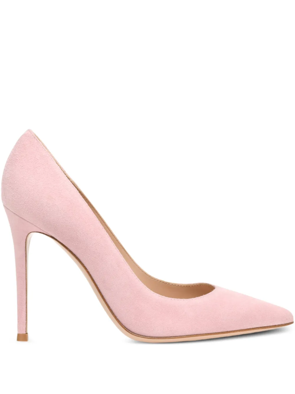 105mm Gianvito suede heeled pumps