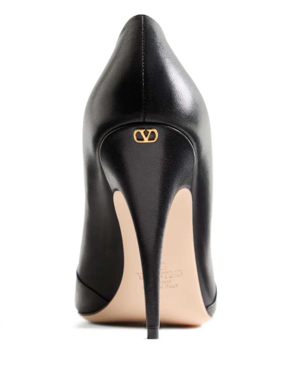 Valentino Garavani 105mm Panthea geplooide pumps Zwart
