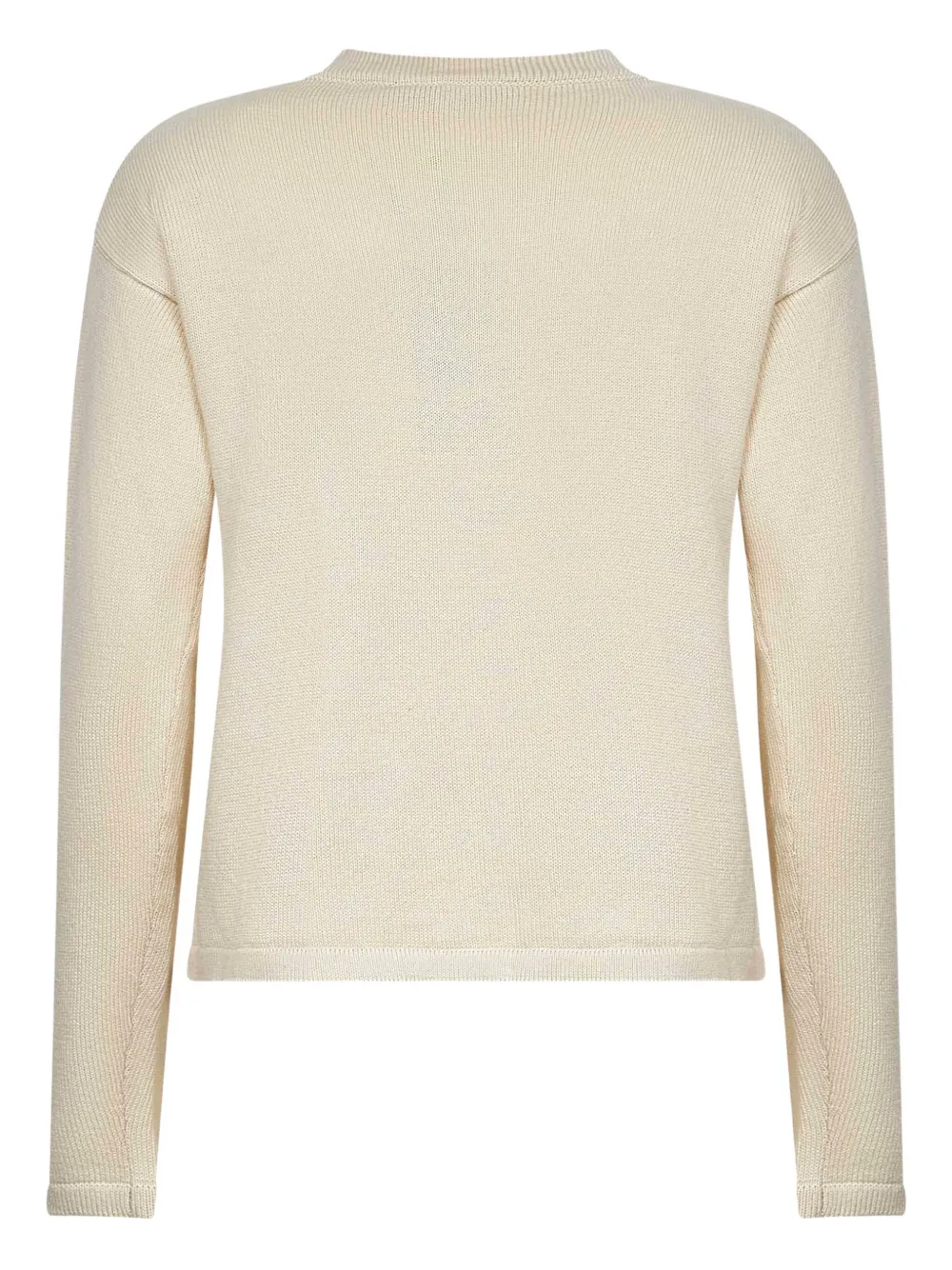 Weekend Max Mara Ribbed Cardigan In Neutral