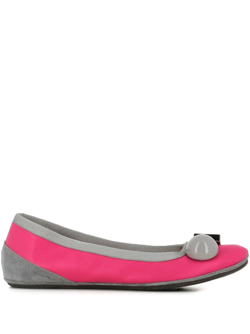 Dove Nuotano Gli Squali panelled ballet flats - ピンク Dove Nuotano Gli Squali panelled ballet flats - ピンク