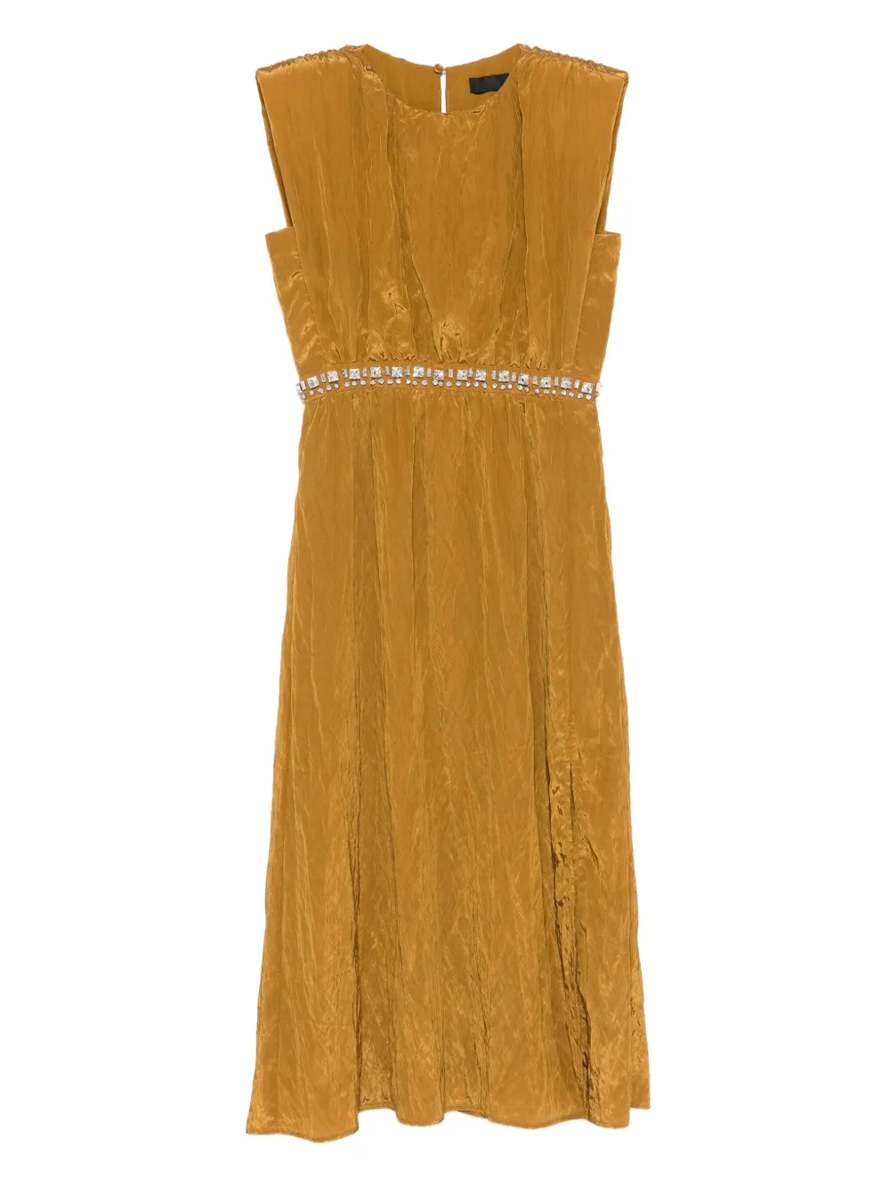 embellished sleeveless dress