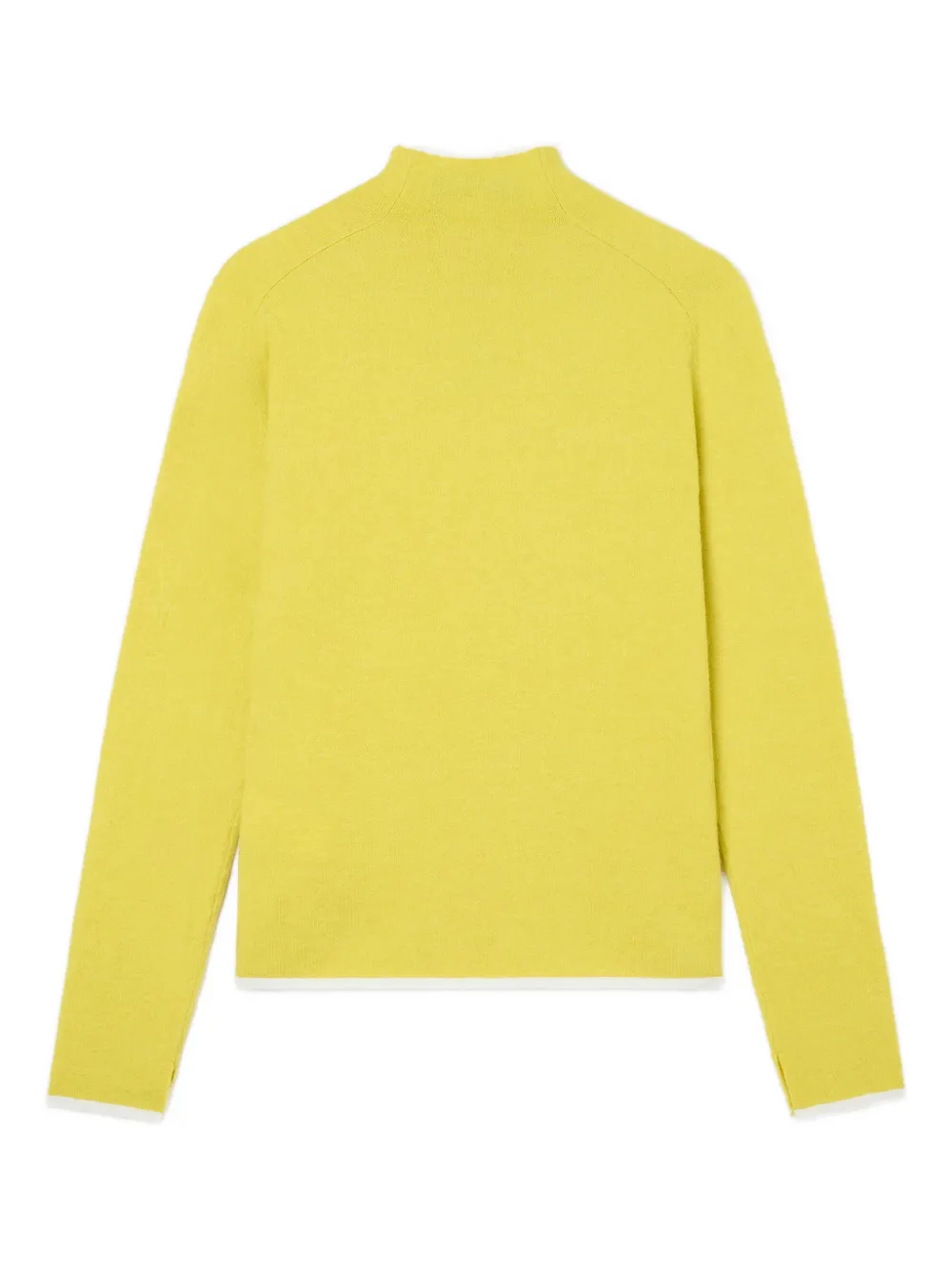 Sunnei Half-zip Long-sleeve Top In Yellow