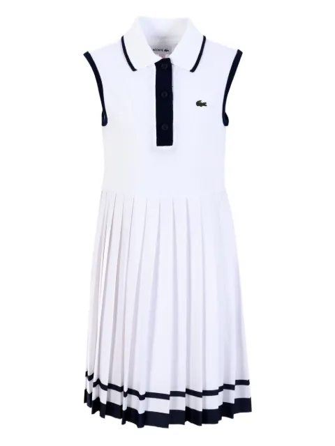 Lacoste Kids Vestido polo com pregas