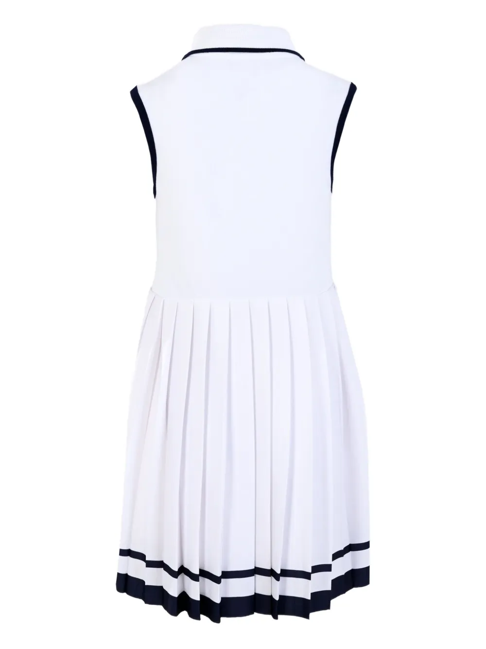 Lacoste Kids Geplooide polojurk Wit