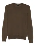 TOM FORD wool crew-neck top - Brown