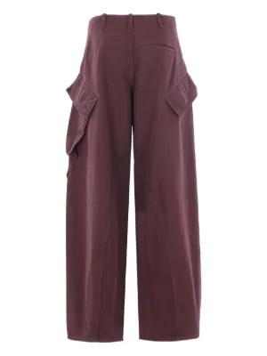 関税・送料込 ALAIA ROUND WOOL BLEND TROUSERS パンツ ALAÏA Round stretch-wool trousers | Harvey Nichols