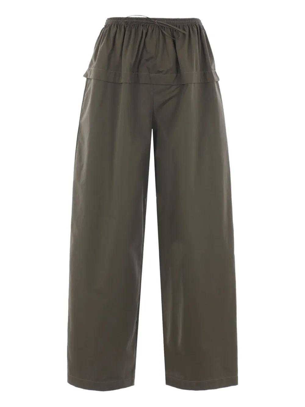 Alaïa elasticated-waist trousers | Green | Image 1