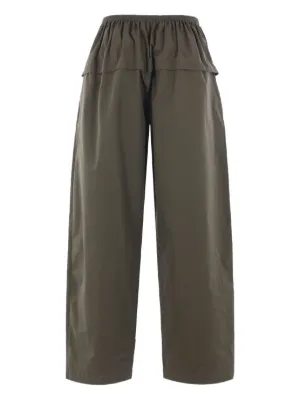 パンツ ALAIA OLIVE GREEN PEPLUM TROUSERS Alaïa Olive green Peplum trousers | TheDoubleF