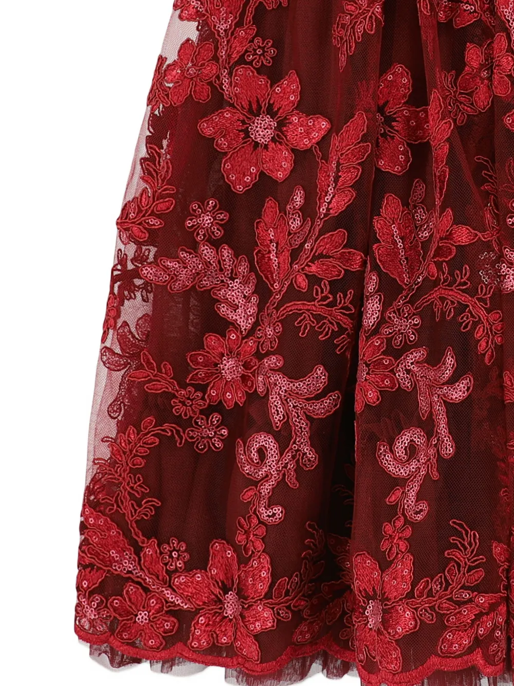 Angels Face Jurk met ruches Rood