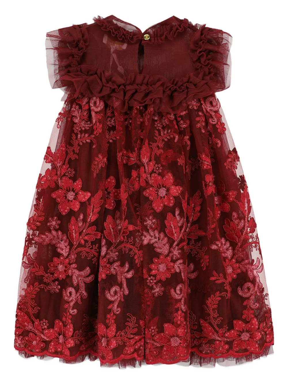 Angels Face Jurk met ruches Rood