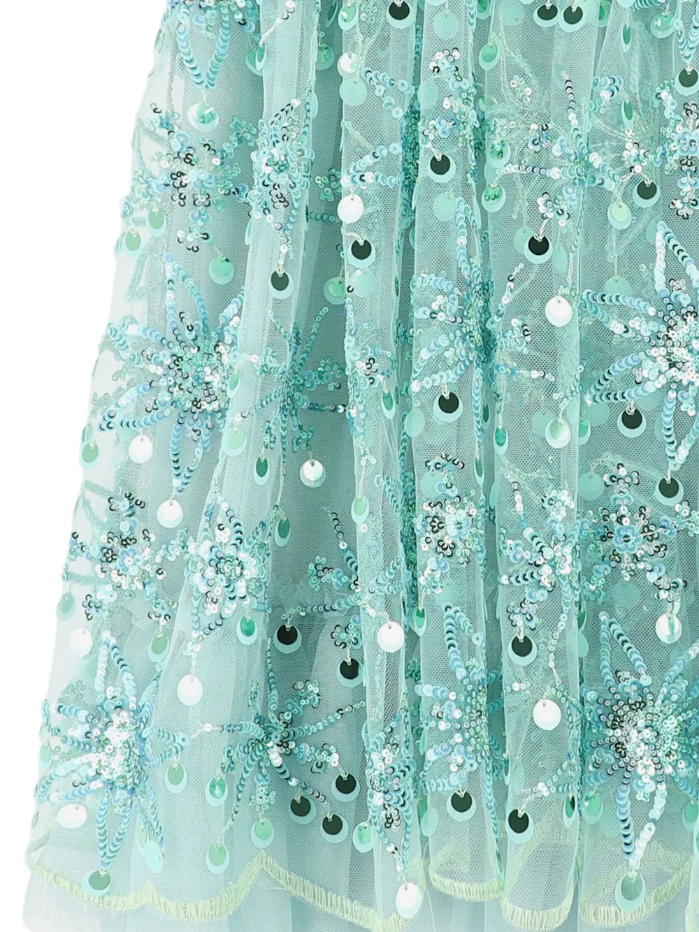 Angels Face Jurk verfraaid met pailletten Blauw