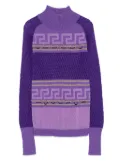 Versace Pre-Owned 2001-2002 patterned sweater - Purple