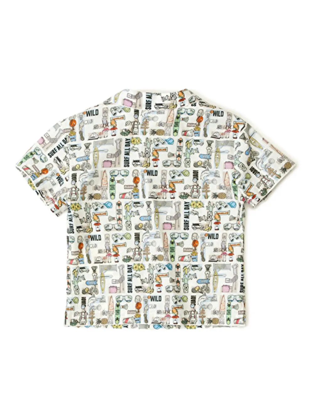 Fendi Kids Shirt met korte mouwen Wit