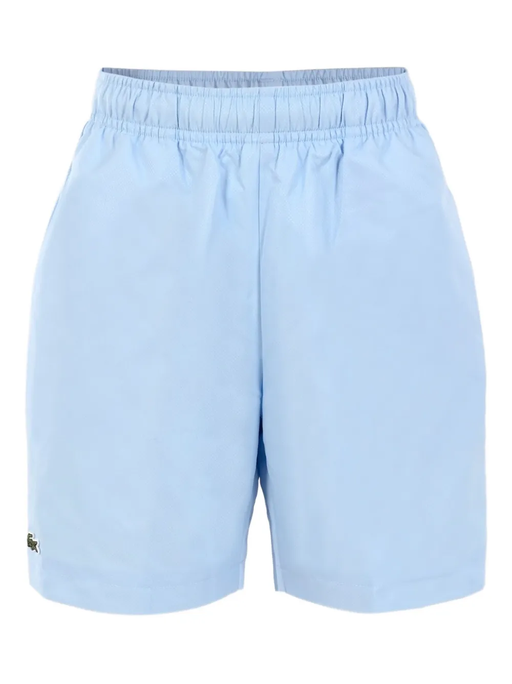 Lacoste Kids Shorts met elastische tailleband Blauw