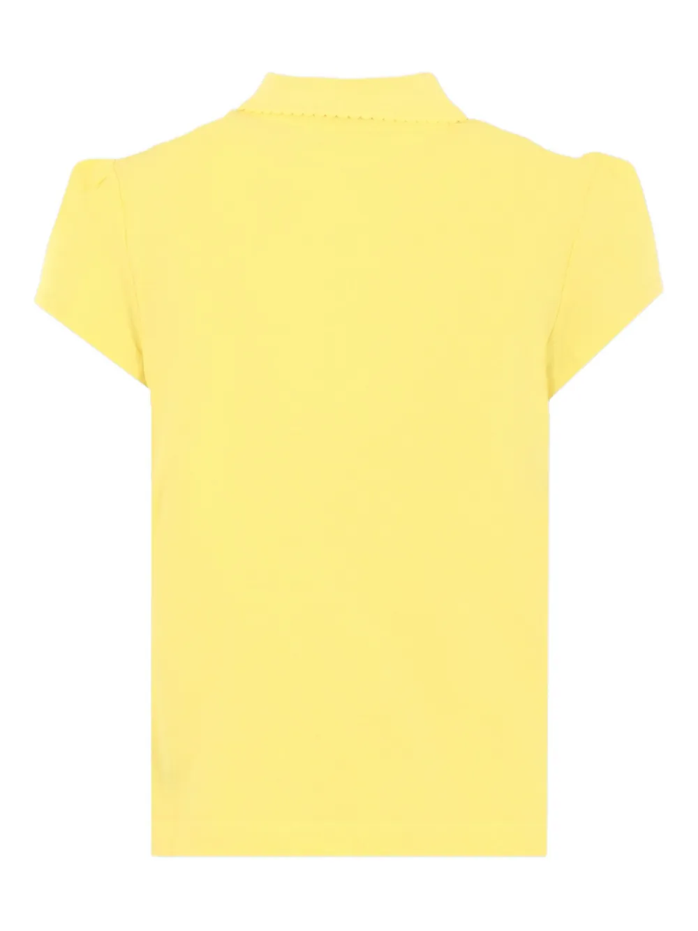 Lacoste Kids Poloshirt met pofmouwen Geel