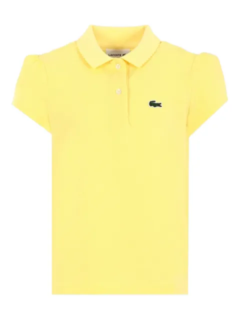Lacoste Kids puff-sleeve polo shirt