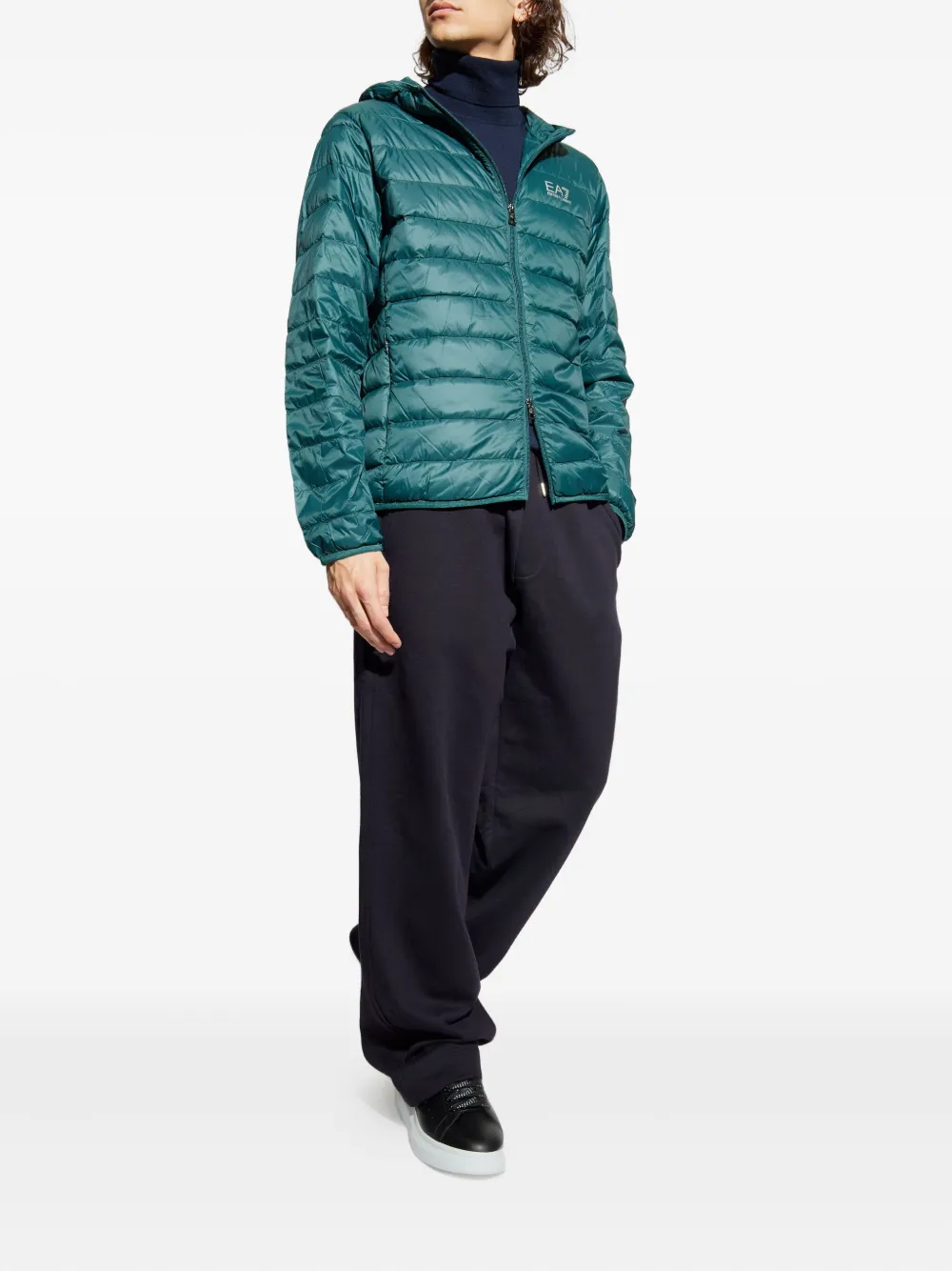 Ea7 Emporio Armani hooded quilted jacket | Down Jackets | Image 2