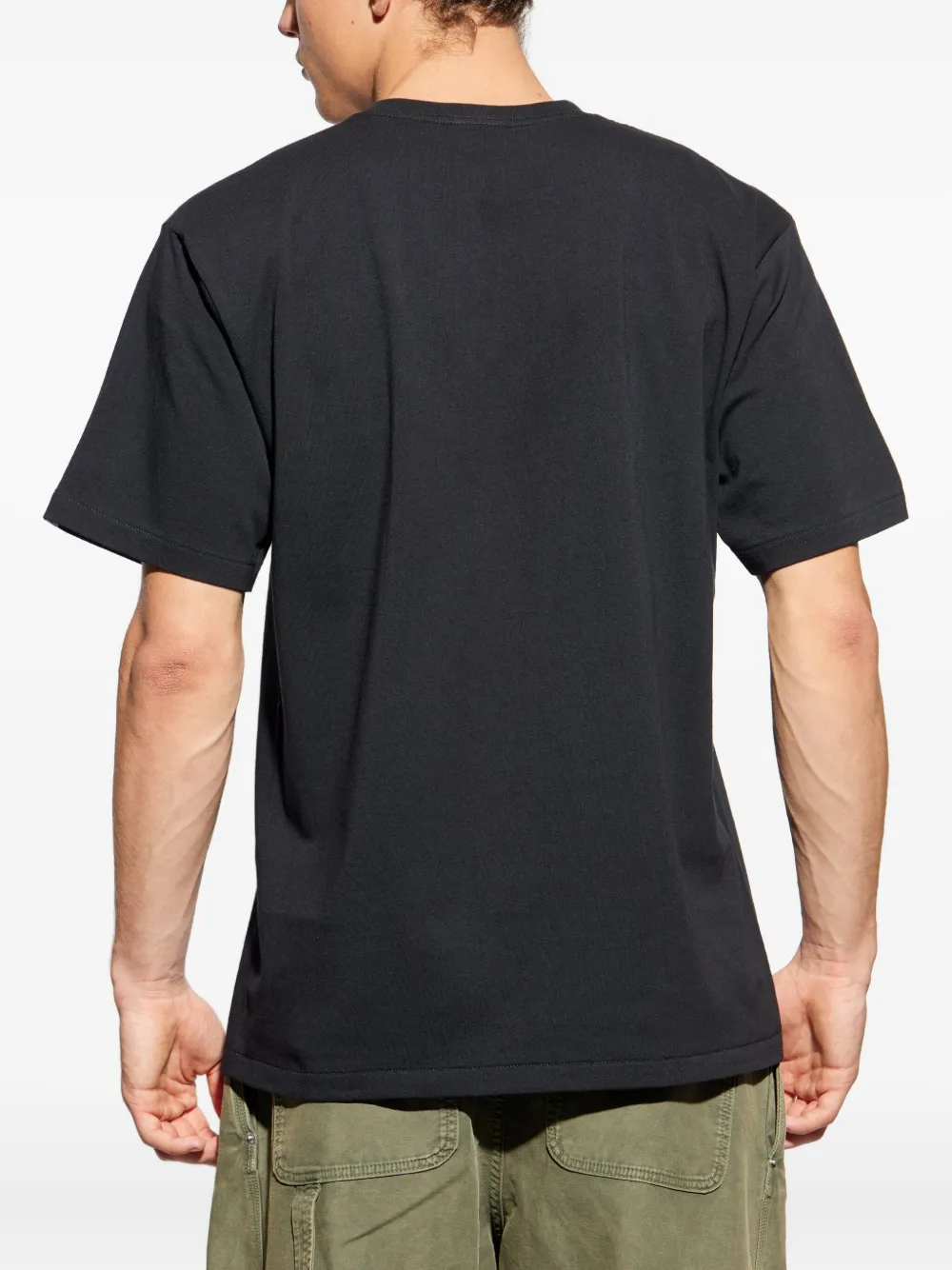 A BATHING APE T-shirt met camouflageprint Zwart