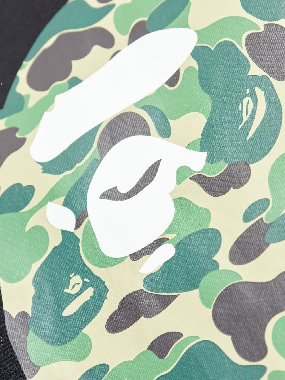A BATHING APE T-shirt met camouflageprint Zwart