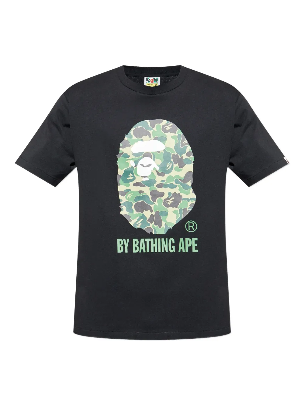 A BATHING APE® camouflage-print T-shirt - ブラック A BATHING APE® camouflage-print T-shirt - ブラック