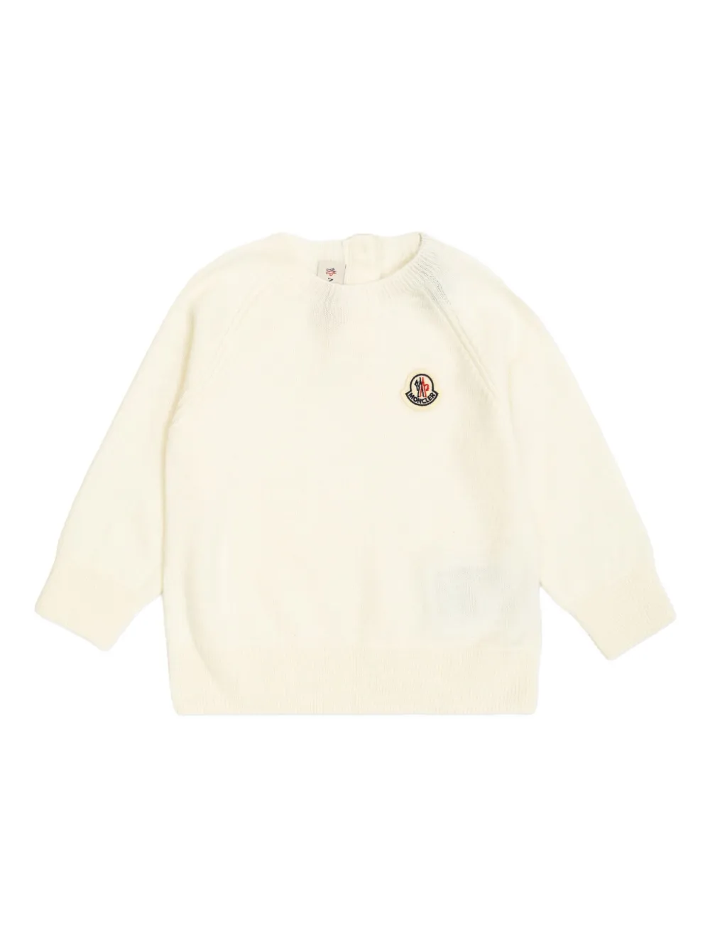 Moncler Enfant logo-patch sweaters Wit