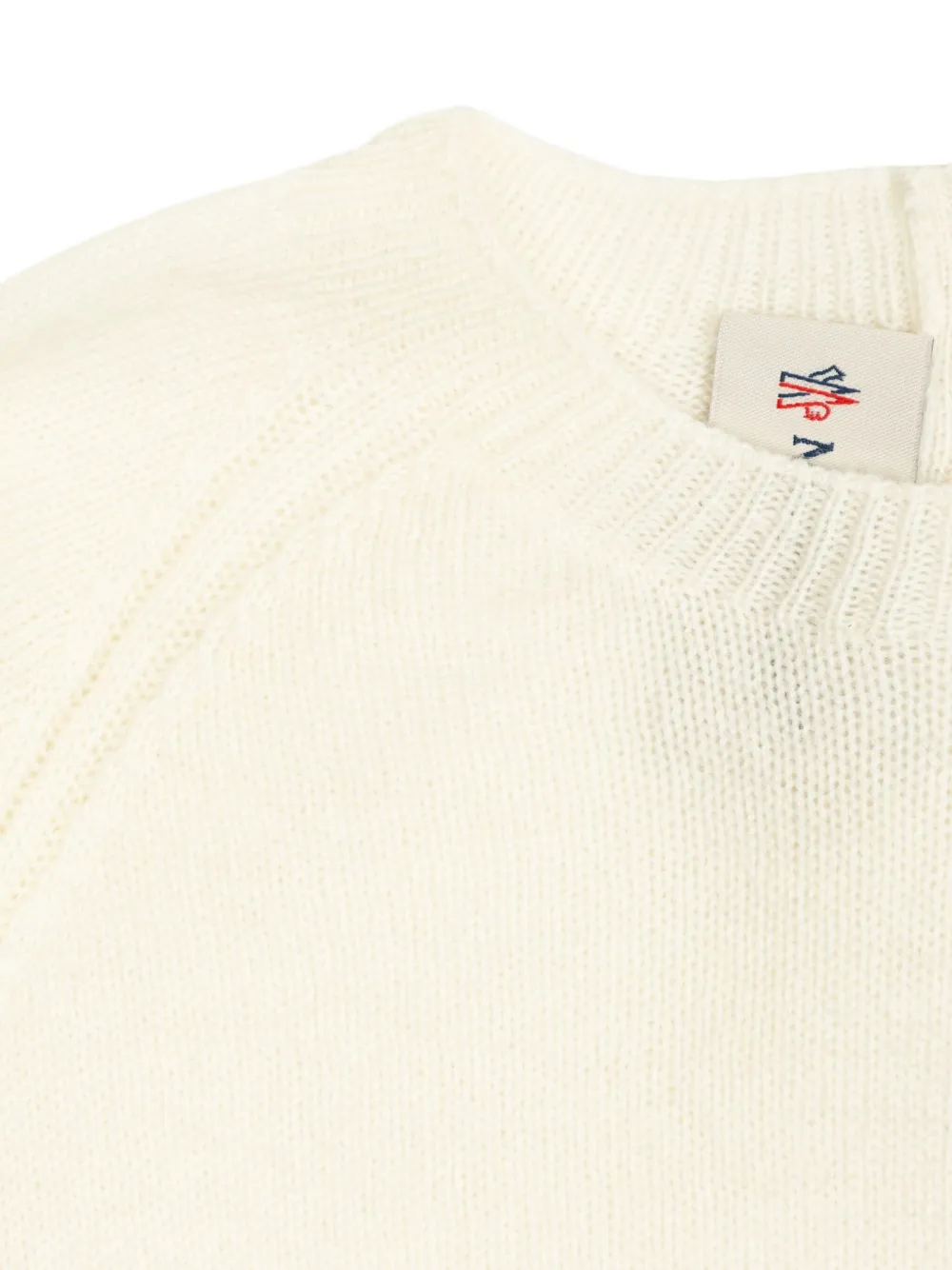 Moncler Enfant logo-patch sweaters Wit