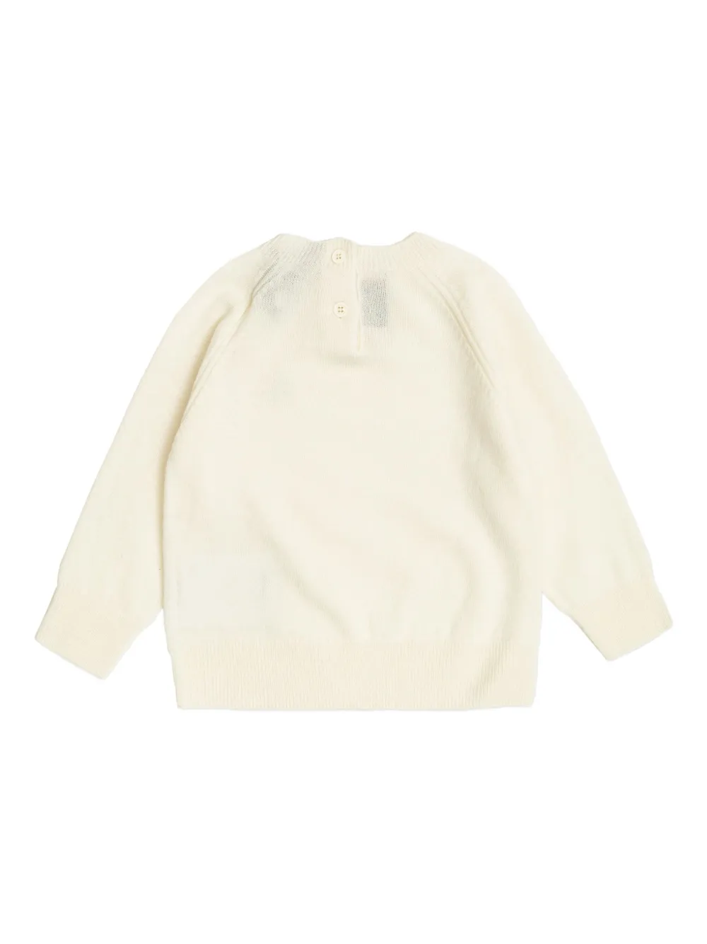 Moncler Enfant logo-patch sweaters Wit