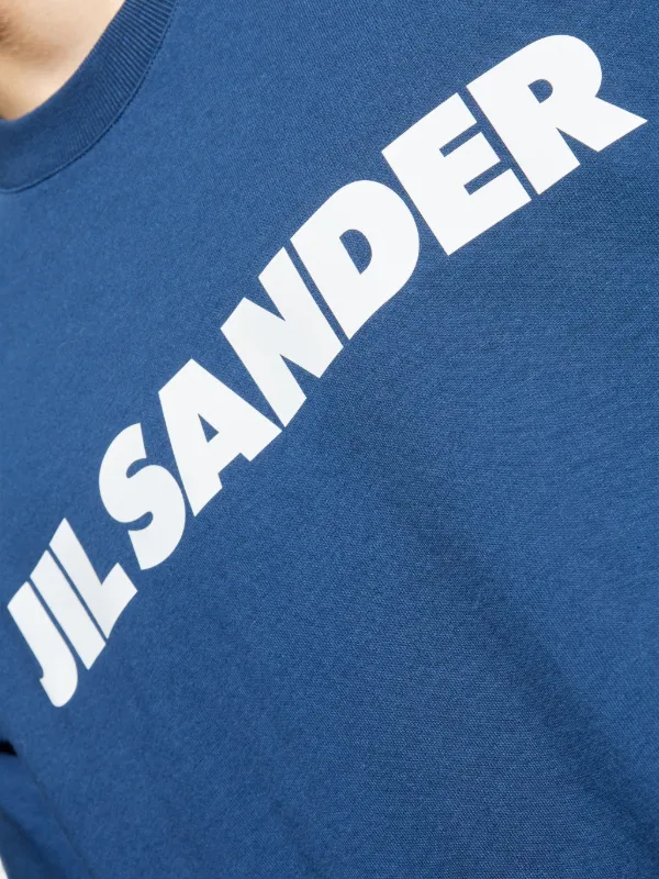 Jil Sander logo-print T-shirt | Blue | FARFETCH