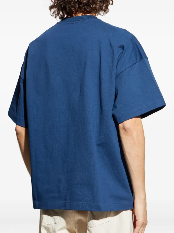 Jil Sander logo-print T-shirt | Blue | FARFETCH