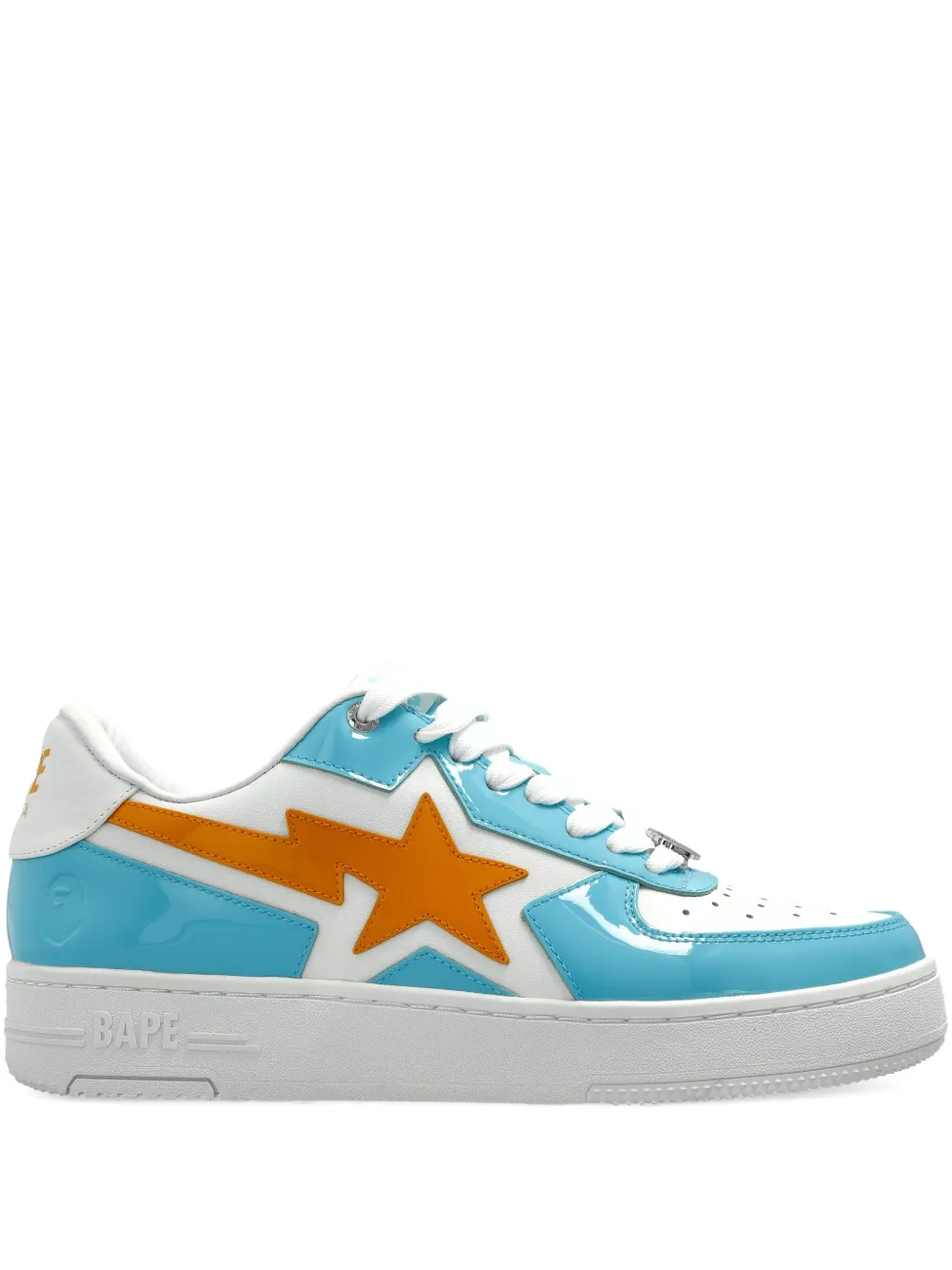 A BATHING APE star-patch sneakers Blue